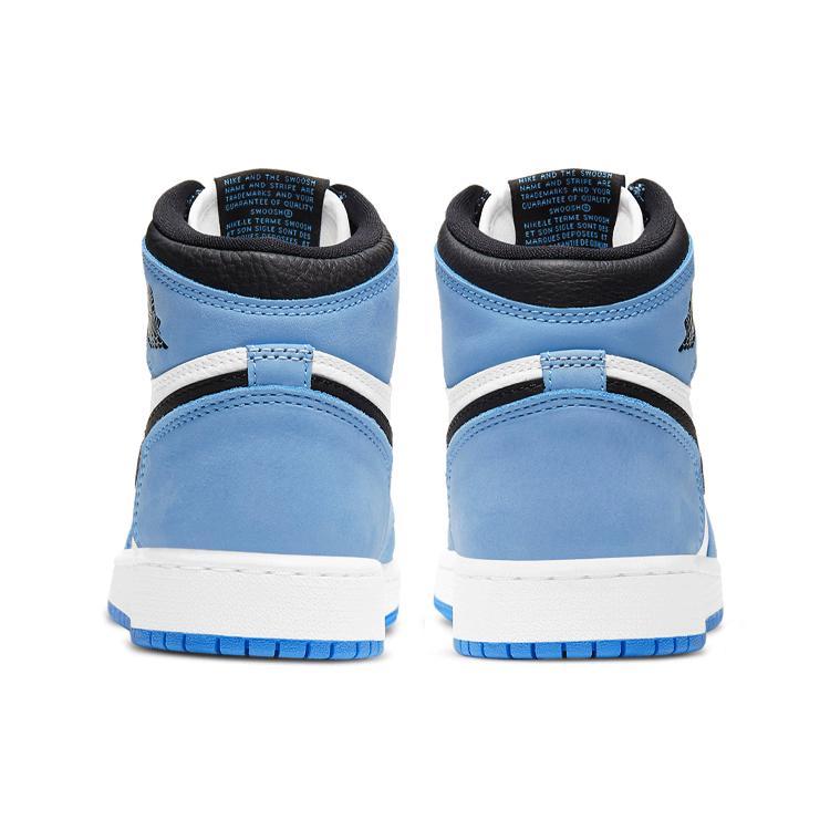 New Jordan Kids Air Jordan 1 Retro High OG 'University Blue' Sneakers 575441-134