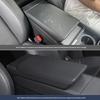 Black & White Silicone Armrest Cover for Tesla Model Y/3/YL – Scratch & Wear Resistant