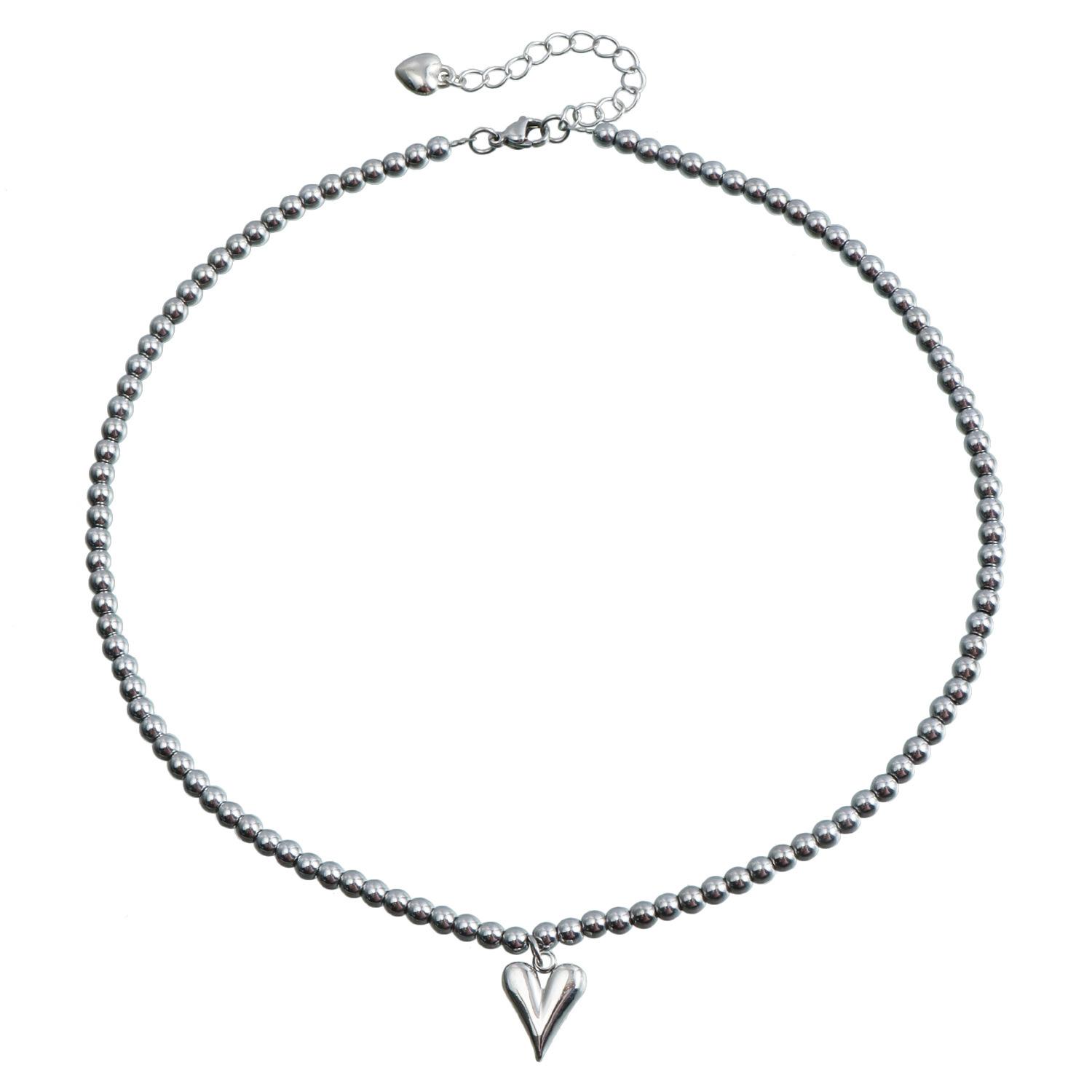 

Аксессуары, Тренд Личность Любовь Подвеска Титановая сталь Ожерелье Геометрическая Бисерная Цепочка-ключица