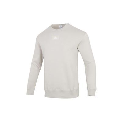 Vienkrāsas Logotips Sporta Ikdienas Apaļš Kakla Džemperis Vīriešu Džemperis Khaki HK0396