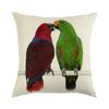 Painted Pattern Of The Macaw Digital Printing Short Plush Pillow Covers For Car Sofa Office Cushion Cover Home Goods