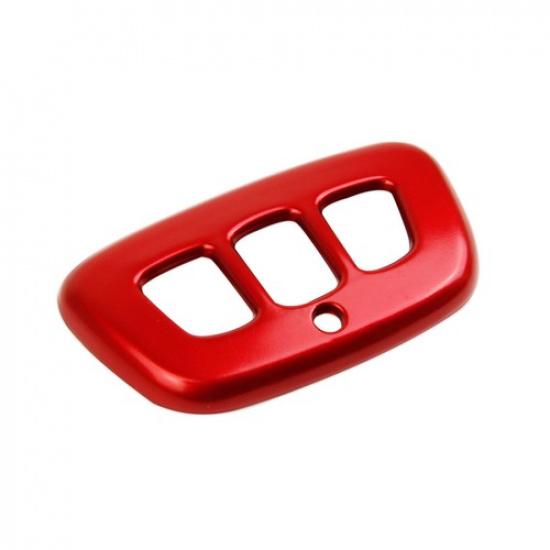 Front Reading Light Switch Cover Trim 1PCS For Ford Mustang 2024-2025 Bright Red