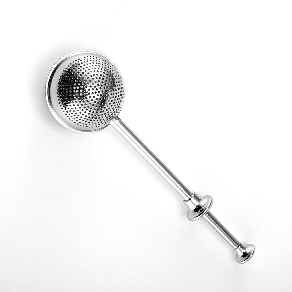 Creative 304 Stainless Steel Telescopic Tea Infuser & Strainer Hemisphere Powdered Sugar Sieve