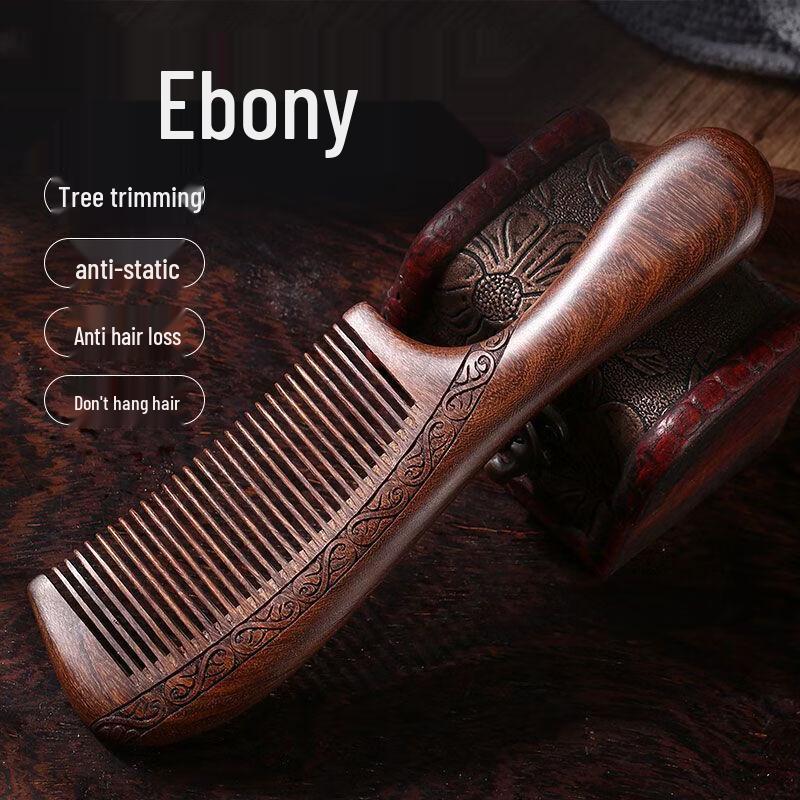 JEPPE Sandalwood Boar Bristle Airbag Hair Brush