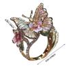 Crafts Vintage Rings Jewelry Accessories Finger Decorations Fashion Butterfly Ring