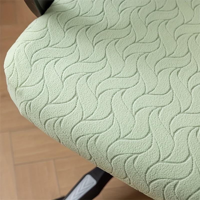 1 Set Leaves Jacquard Office Chair Cover 4pcs Split Computer Chair Covers Elastic Gaming Chairs Seat Back Protector Cover With Armrest Slipcovers