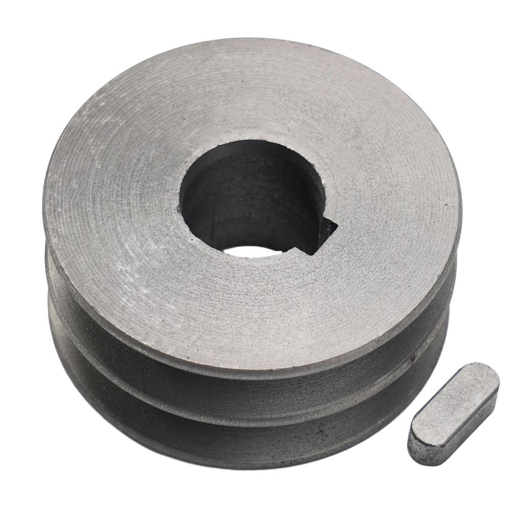 V-Belt Pulley A Type Double Slot Pulley Motor Cast Iron Dia Power Tool Accessory