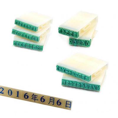 DIY Plastic English Alphabet Letters Number Stamps Set Craft Marking Tool