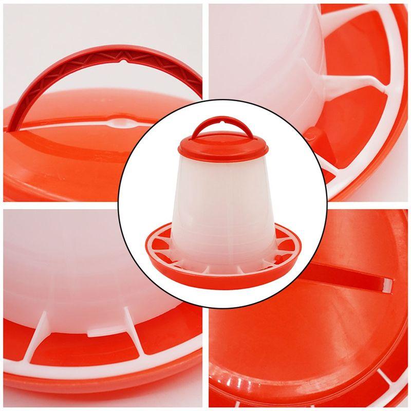 Practical-1.5Kg Automatic Chicken Feeder Bucket Rooster Hen Feeding Device Farm Animal Poultry Quail Pigeon Feeding Supplies