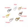 Metal Lobster Clasp Hooks End Connectors for Jewelry Making Findings Necklace Bracelet DIY