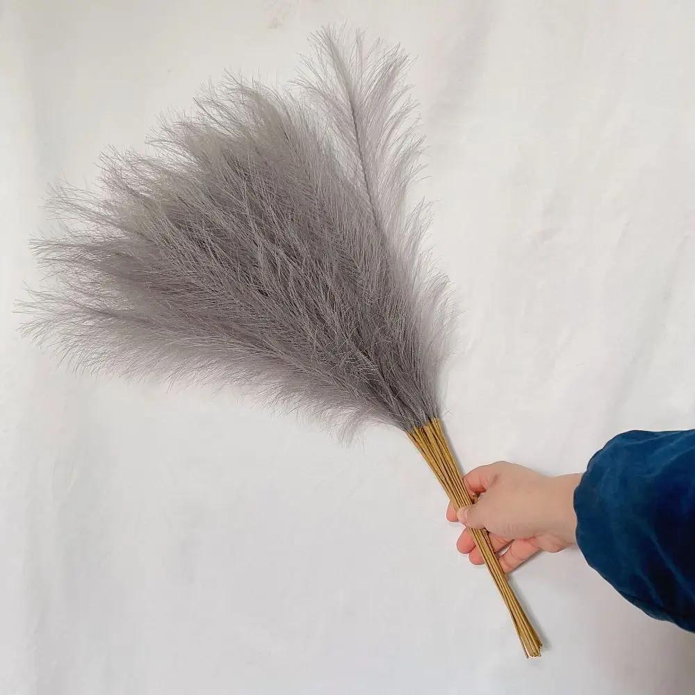 

10PCS/Set 55CM Artificial Fluffy Pampas Grass Boho Decor Flower Fake Plant Reed Simulated Wedding Party Christmas Home Decor