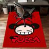 Custom PUCCA Mat Personalized Name, Polyester Washable Indoor Entryway Rug, Gift for Christmas, Easter, Thanksgiving Day