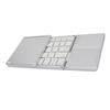 3 Folding Keyboard with Touchpad 63 Keys 10m Connection USB Charging Wireless Keyboard for Smartphone Tablet Laptop Travel
