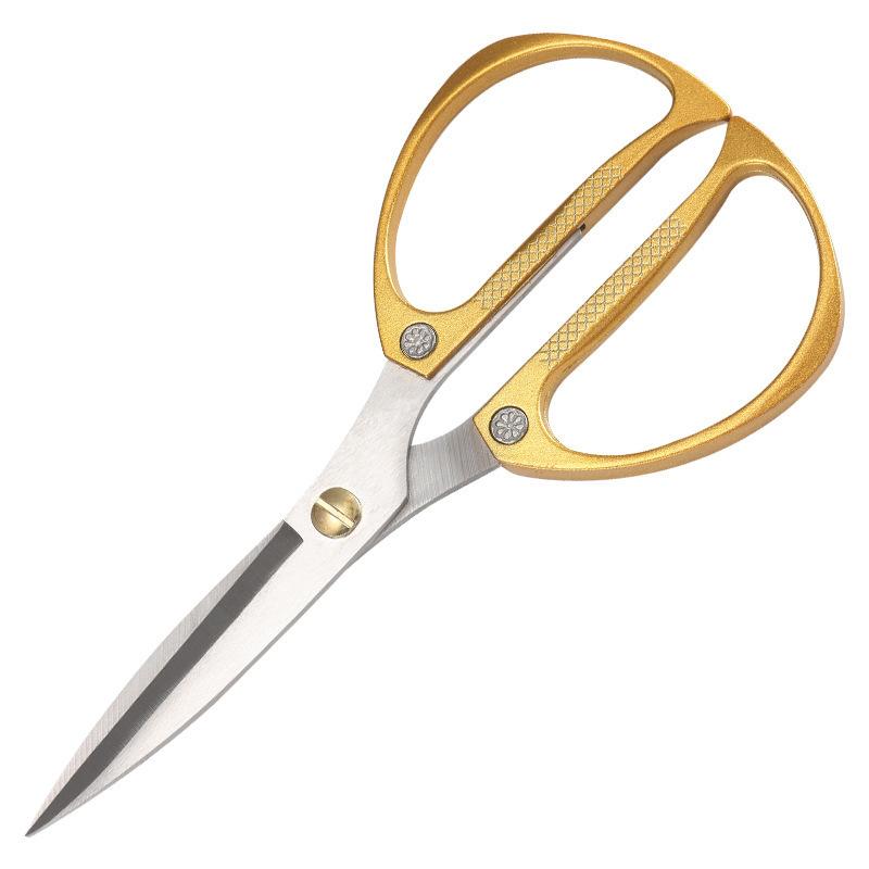 Diamond-shaped Stainless Steel Scissors Made of Alloy, Strong Kitchen Chicken Bone Scissors, Large Scissors for Cutting Fabric