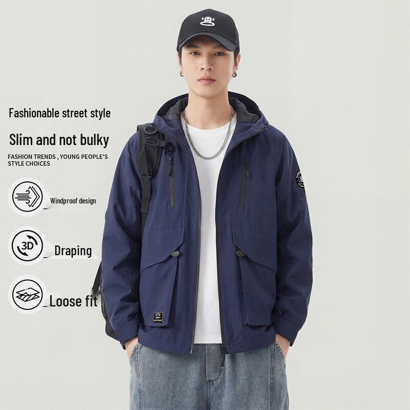 

Paul Frank Men s Casual Outdoor Hooded Jacket M