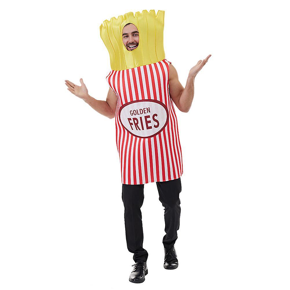 Lustige Pommes Cosplay Kleidung Halloween Bühnenauftritt Partykleidung Festival Rollenspiel Kleidung