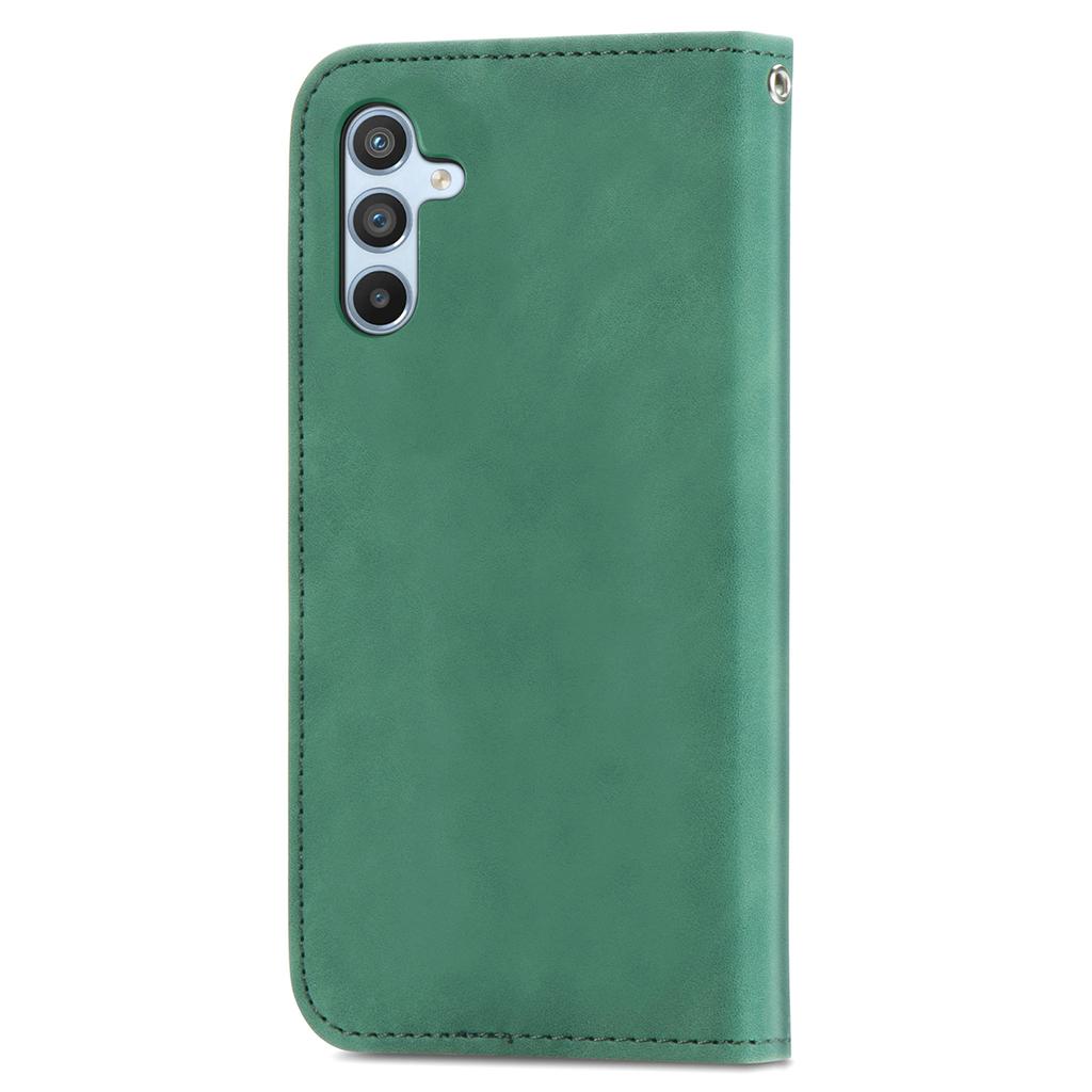 For Samsung Galaxy A36 5G Case Skin Touch Feeling Leather Card Holder Phone Cover Magnetic Absorption
