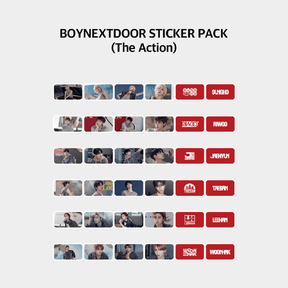 Pre-order BOYNEXTDOOR The Action Sticker Pack