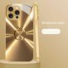 The Golden Letter For IPhone 17Pro Max 16 17 Pro 15 Pro 14 13 Plus 12 Mini 11Pro Max XR 16E 17 Air Golden Glass Phone Case