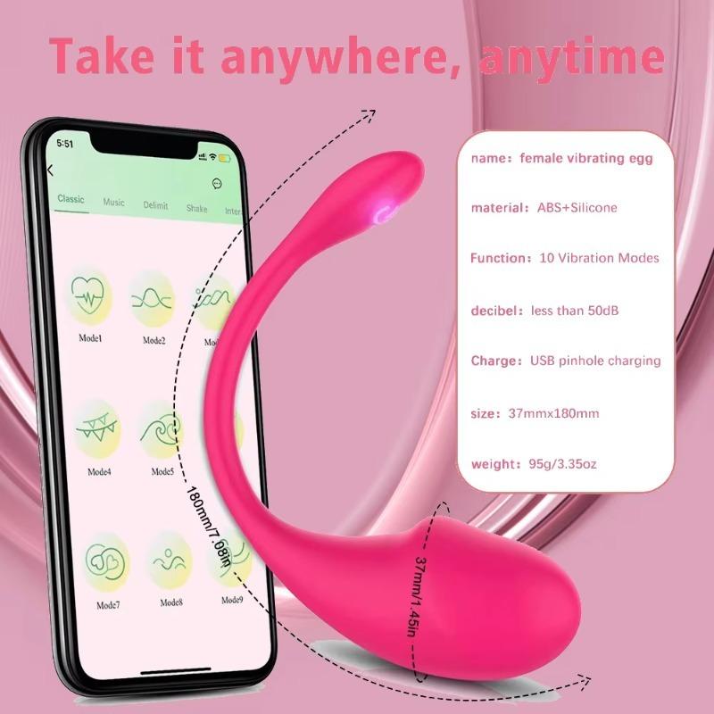 Wireless Bluetooth G Spot Vibrator for Women Dildo APP Remote Control Wear Clit Vibrating Egg Female Panties Sex Toys for Couple