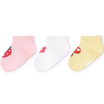 Bevenys baby point síťové ponožky 3dílná sada, korejské kojenecké výrobky