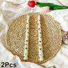 2Pcs Love Style Rich Colors Pattern Printing Smokeless Wedding Decoration Candlelight Dinner Long Candle Decoration Supplies