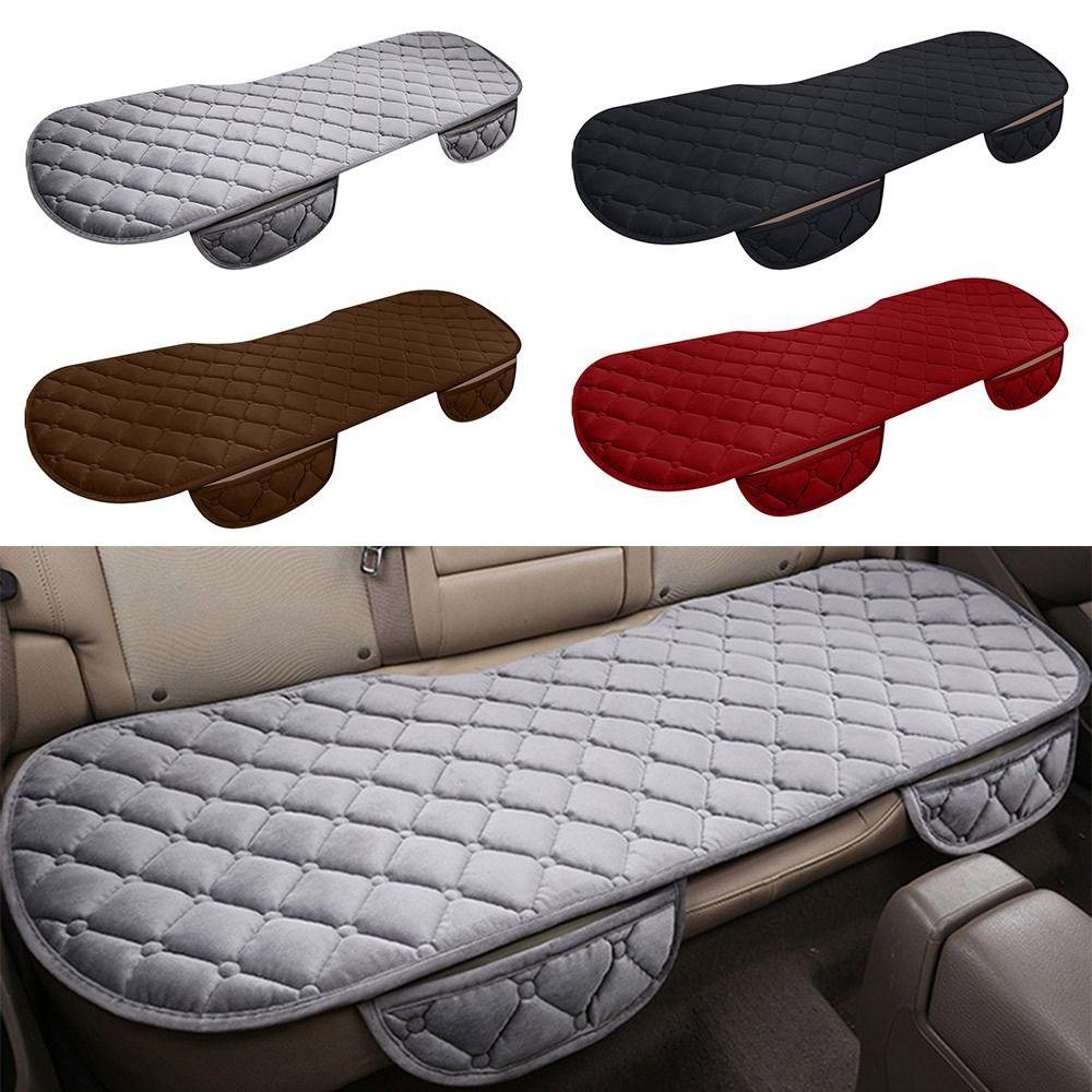 Non Slide Rear Seat Cover Velvet Auto Protector Mat Pad New Rear Flocking Cloth Cushion  Winter