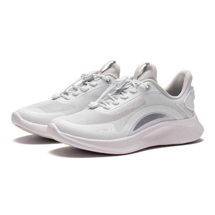 LiNing Dragonfly 2.0 Cool Shock Absorbing Breathable Wear Resistant Non Slip Sports Casual Shoes Kids Shoes White YKCS046-3