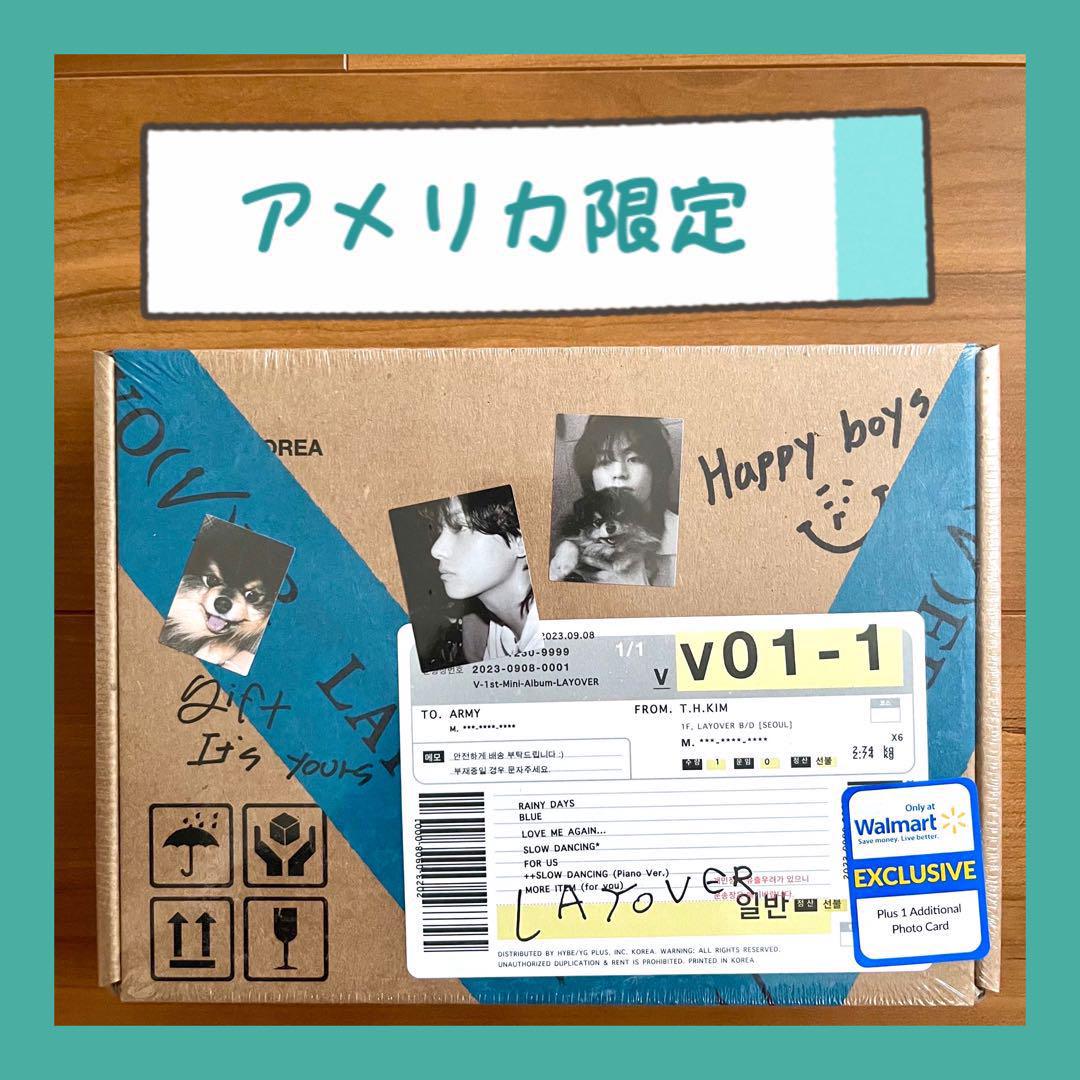 

[USED] BTS V Solo Album LAYOVER Trading Card Walmart Exclusive