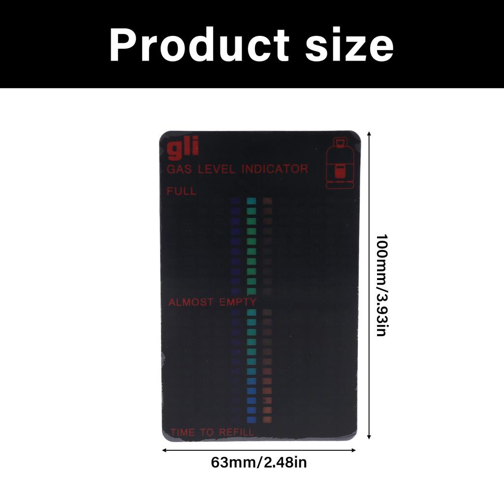 2Pcs Magnetic Gas Tank Level Indicator Reusable Meter With 22 Level Scale For BBQ Tank Monitoring