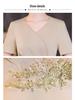 2024 Summer Champagne Formal Dress for Stylish Mothers: Slimming, Waist-Cinching, Perfect for Weddings and Daily Outings