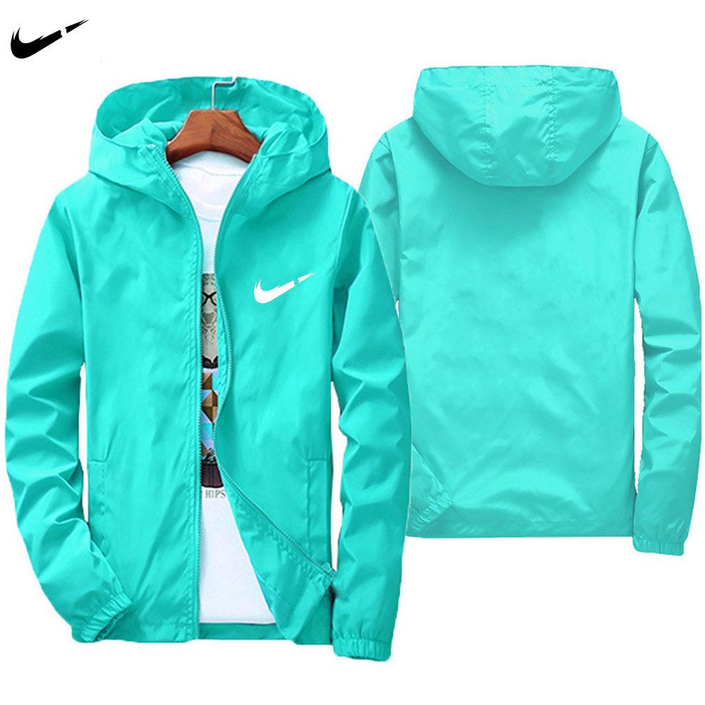 Fashionable loose cardigan with zipper jacket, trendy brand casual and versatile hooded jacket, windproof and rainproof jacket