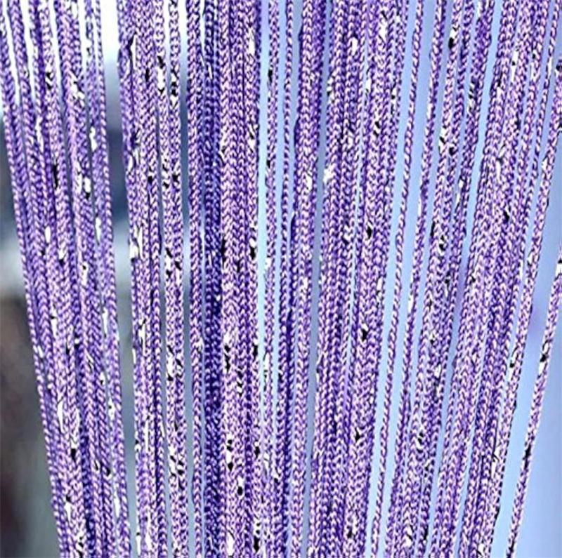 Door String Curtain Doorway Beads Curtains,Hanging Room Divider Beaded Decor Fringe Panel Closet Window Doors Sequin Sheer Tassel