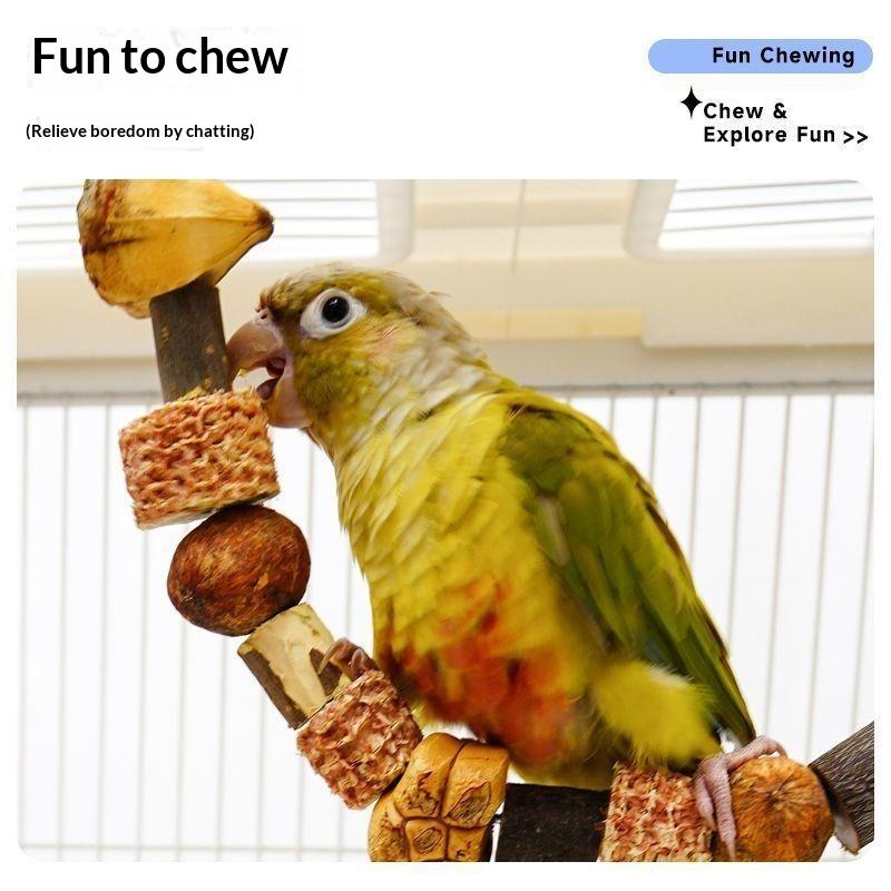 Hamster Toy Hamster Golden Bear Foraging Gnawing Grinding Teeth Wooden Bite String Snack Box Hamster Landscaping Supplies