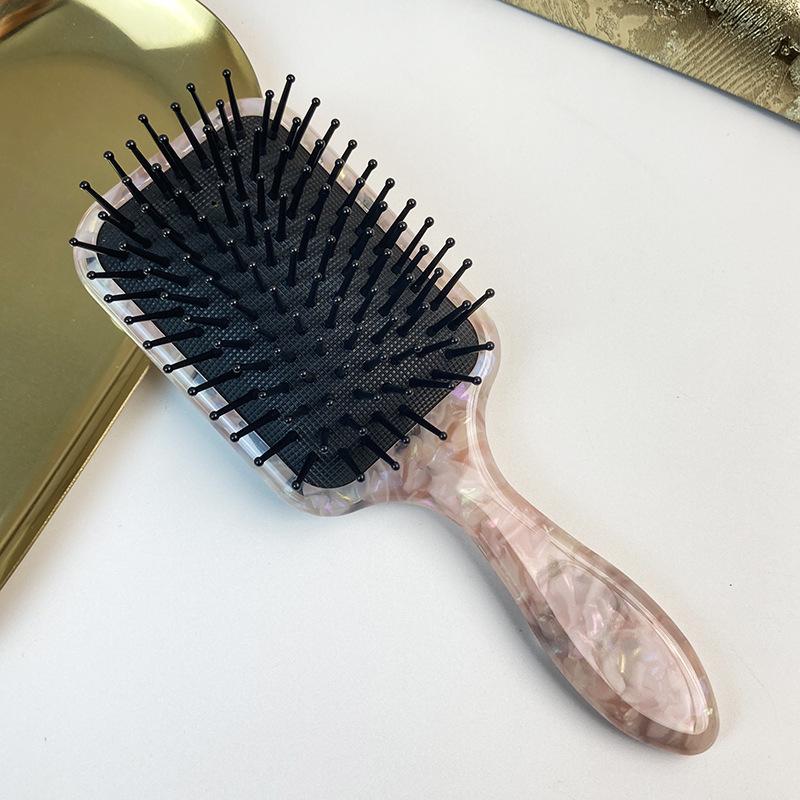 European Acetate Fiber Airbag Comb for Girls – Fluffy Crown Massage Cushion Comb