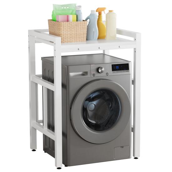 Washing Machine Shelf, Over The Washer Storage Shelf, Height-Adjustable Dryer Stand, Storage Rack Over the Washing Machine, Load Capacity 250 Kg