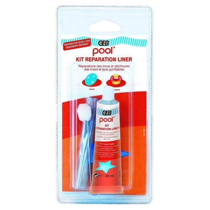 Kit de réparation liner piscine, PVC souple