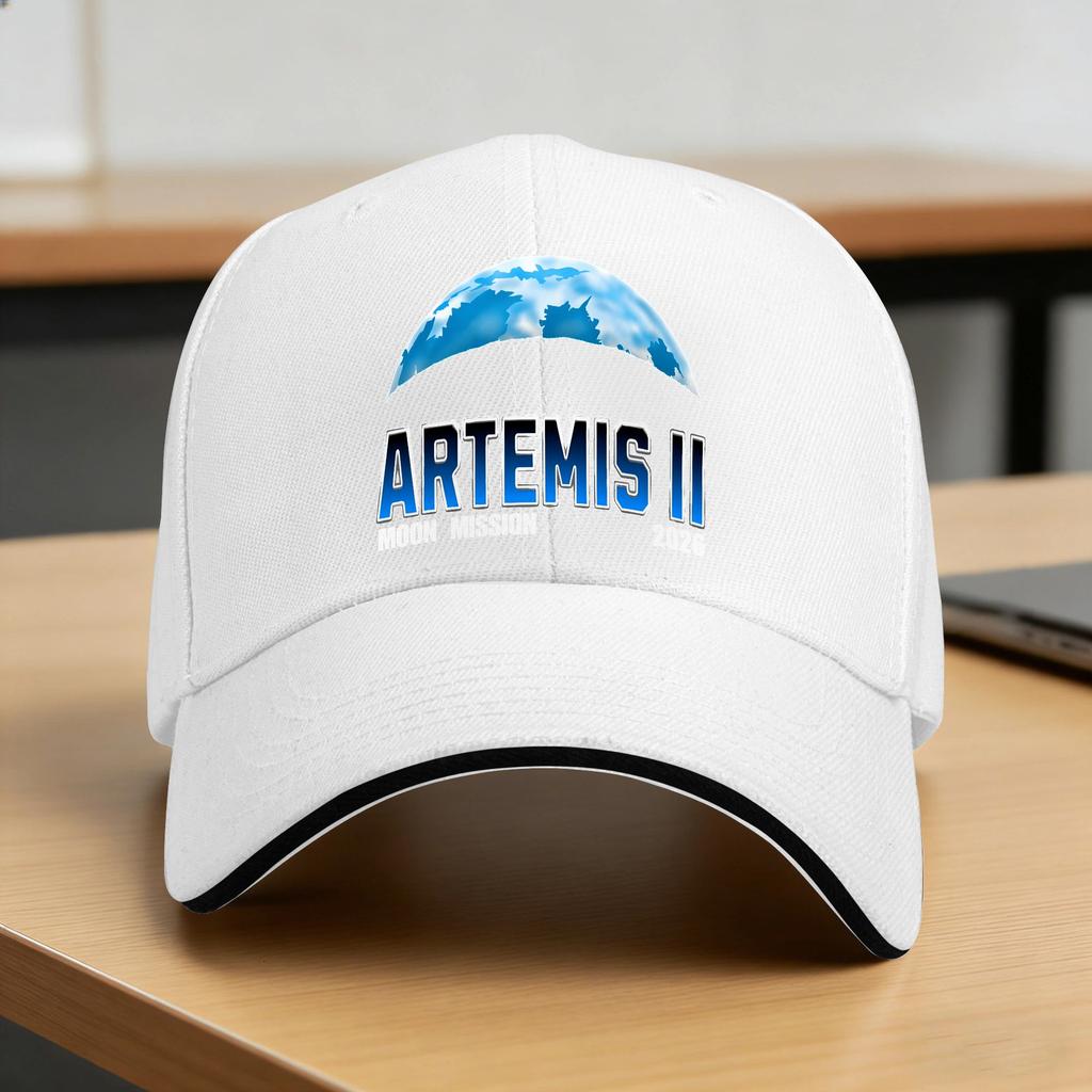 Artemis II Baseball Cap  UnisexTeens Design Trucker Hat Summer Casual Tennis Skate Sun Baseball Caps