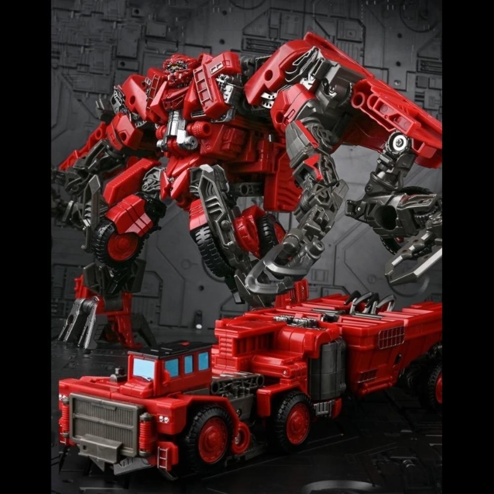 AOYI 8 IN 1 Big Size Devastator Transformation Toys Robot KO GT Action Figure Excavator Hook Crane Scraper Model Kid Gift DD04