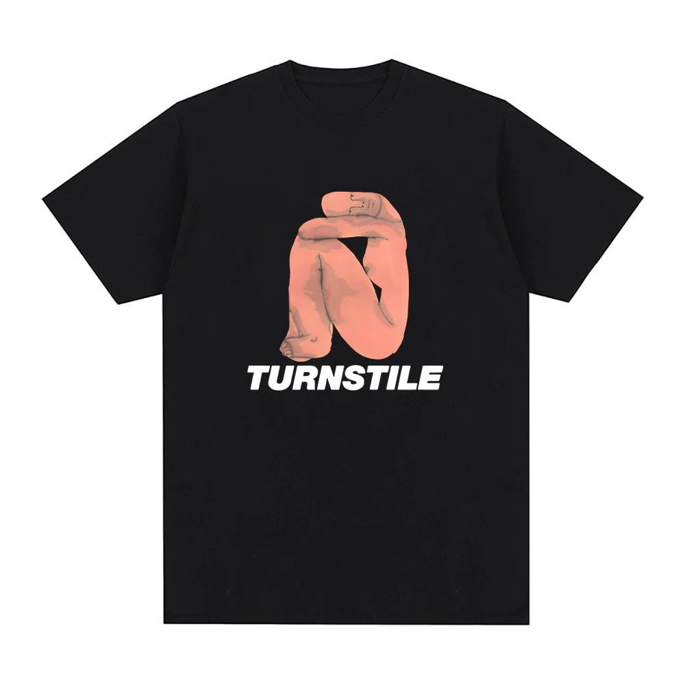 

TURNSTILE Retro T-shirt Graphic Printing Hip Hop 100%Cotton Tee-shirt Short Sleeve Fashion Tshirt Women Clothes High Quality 4XL