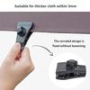 5/10Pcs Tarp Clips Heavy Duty Lock Grip Clamps Pool Cover Tent Fasteners Holder Windproof for Canopy Awnings Outdoor Camping