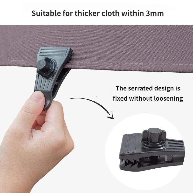 5/10Pcs Tarp Clips Heavy Duty Lock Grip Clamps Pool Cover Tent Fasteners Holder Windproof for Canopy Awnings Outdoor Camping