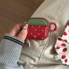 Ins Cute Contrasting Color Strawberry Polka Dot Airpods4 Protective Case Airpod3 Suitable for Apple Pro Earphone Case Second Generation Wireless