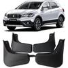 Premium Heluppsättning Stänkskydd Stänkskärmar för 2013-2021 Suzuki SX4 S-Cross | Stänkskyddsskyddssats