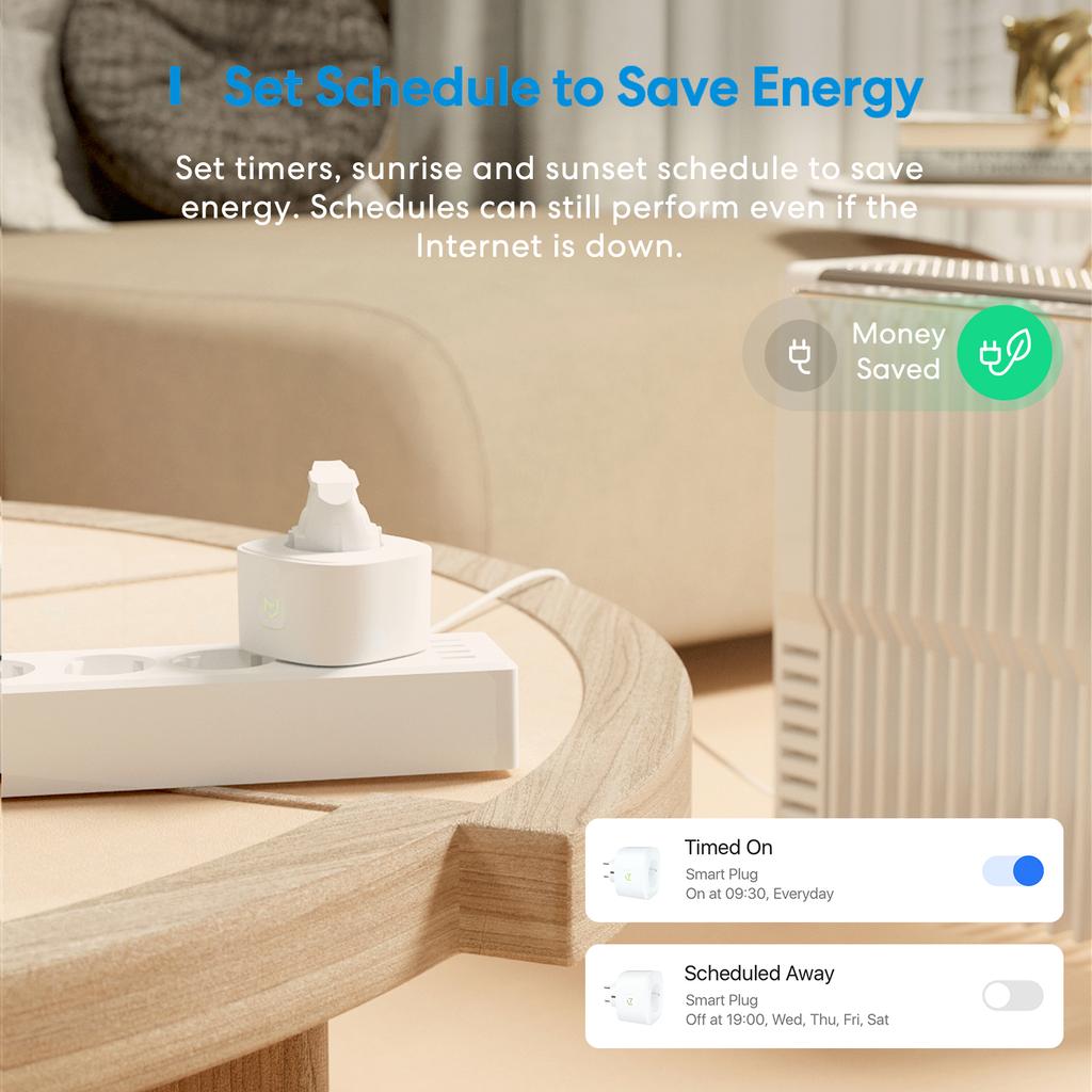 Homekit Smart Plug Eu Wifi 16a Steckdose Timer Zeitplan Sprachsteuerung Unterstützung Alexa Google Assistent Smartthings