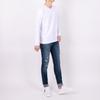 IKALOOK Daily Henley Neck Plain Long Sleeve Tee Tee173