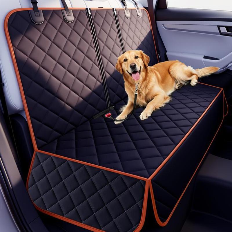 #Pet Dog Cat Car Seat Cover Pet Car Seat Pet Car Carrier Cushion Waterproof Wear Resistant Rear Seat Portable Pet Supplies