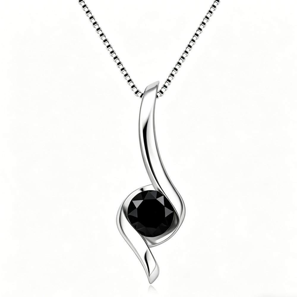 6.5mm Luxury High End Moissanite Necklace 925 Sterling Silver Clavicle Chain D VVS1 Exquisite Fashion Jewelry For Women