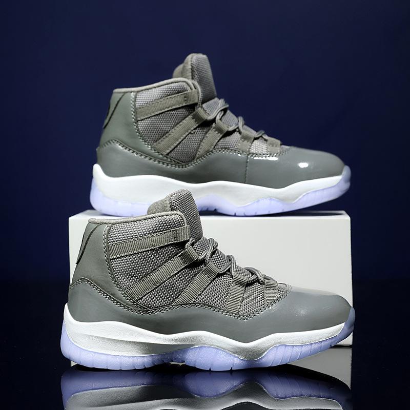 

Спортивная обувь для мальчиков 2025 весна и осень новая детская обувь нескользящая aj баскетбольная обувь для мальчиков детская обувь для бега для среднего и старшего возраста 40 серый