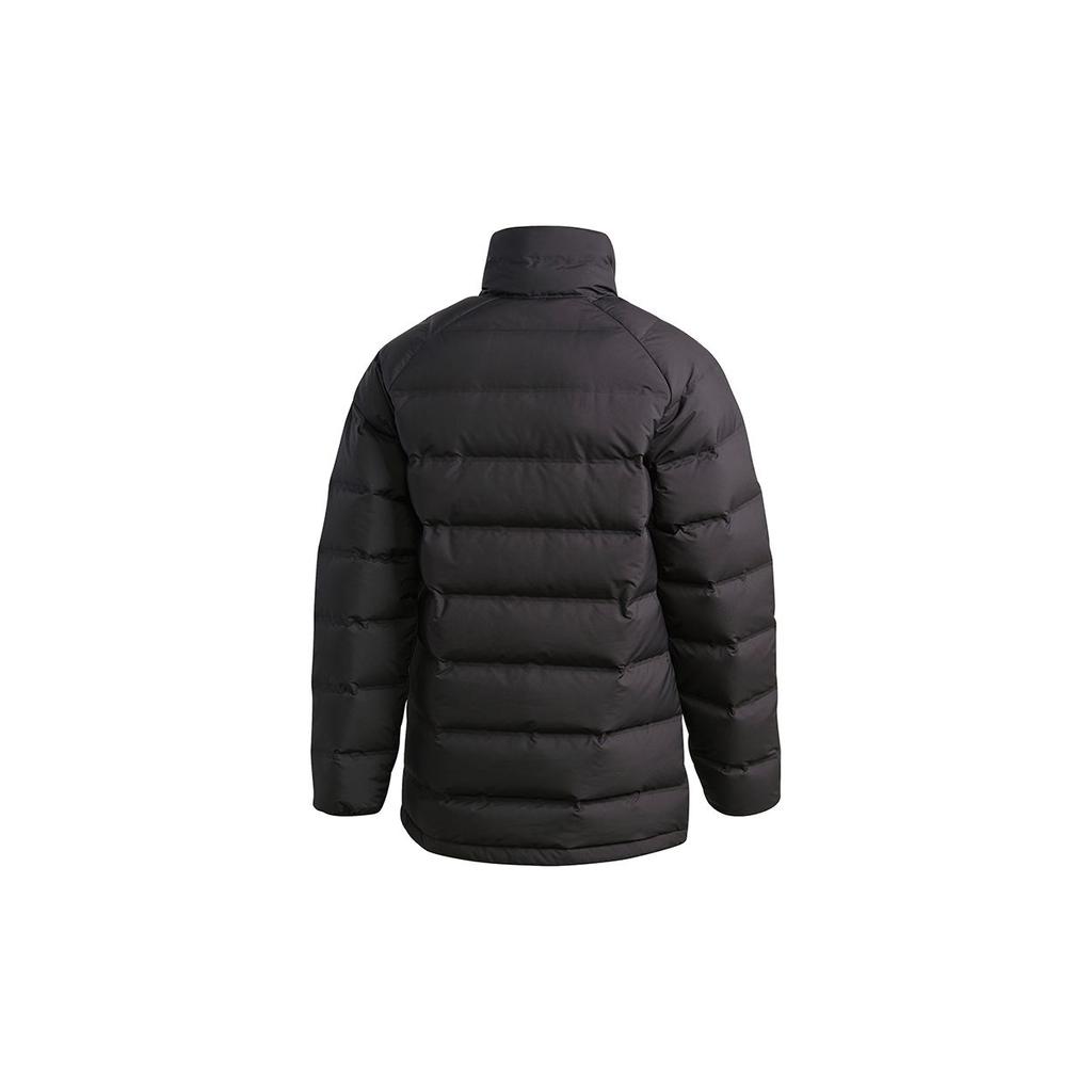 Adidas Męska kurtka puchowa Helionic ze stójką, odzież wierzchnia, czarna FT2528